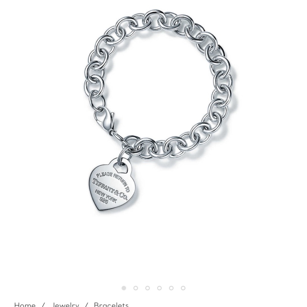 Tiffany & Company Heart Tag Charm Bracelet